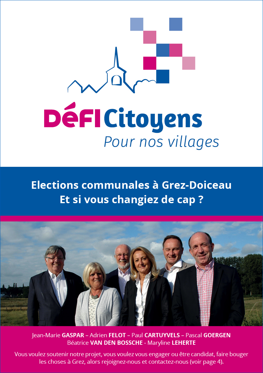 Brochure DéfiCitoyens - Couverture